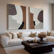 Organic Abstract Forms | Earth Tones