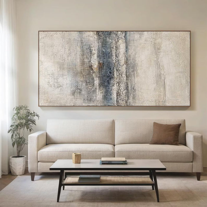 Textured Abstract Serenity | Beige Rhythm