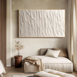 Textured Ivory Ripples | Soft Whites