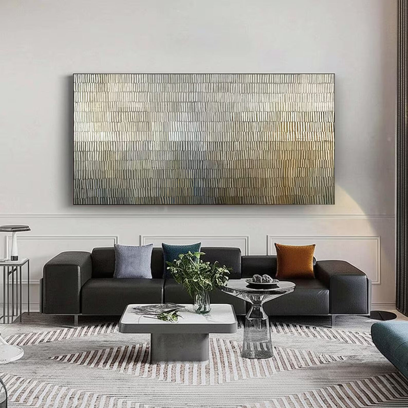 Textured Linear Art | Modern Tranquility