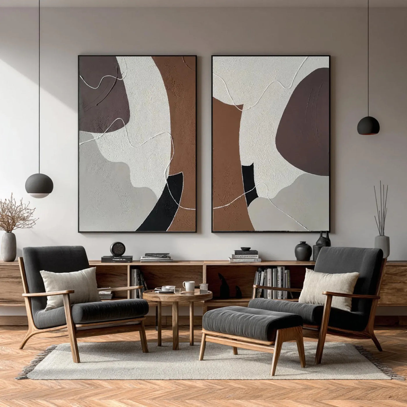 Organic Abstract Forms | Earth Tones