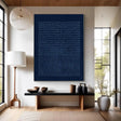 Textured Indigo Abstract | Layered Elegance