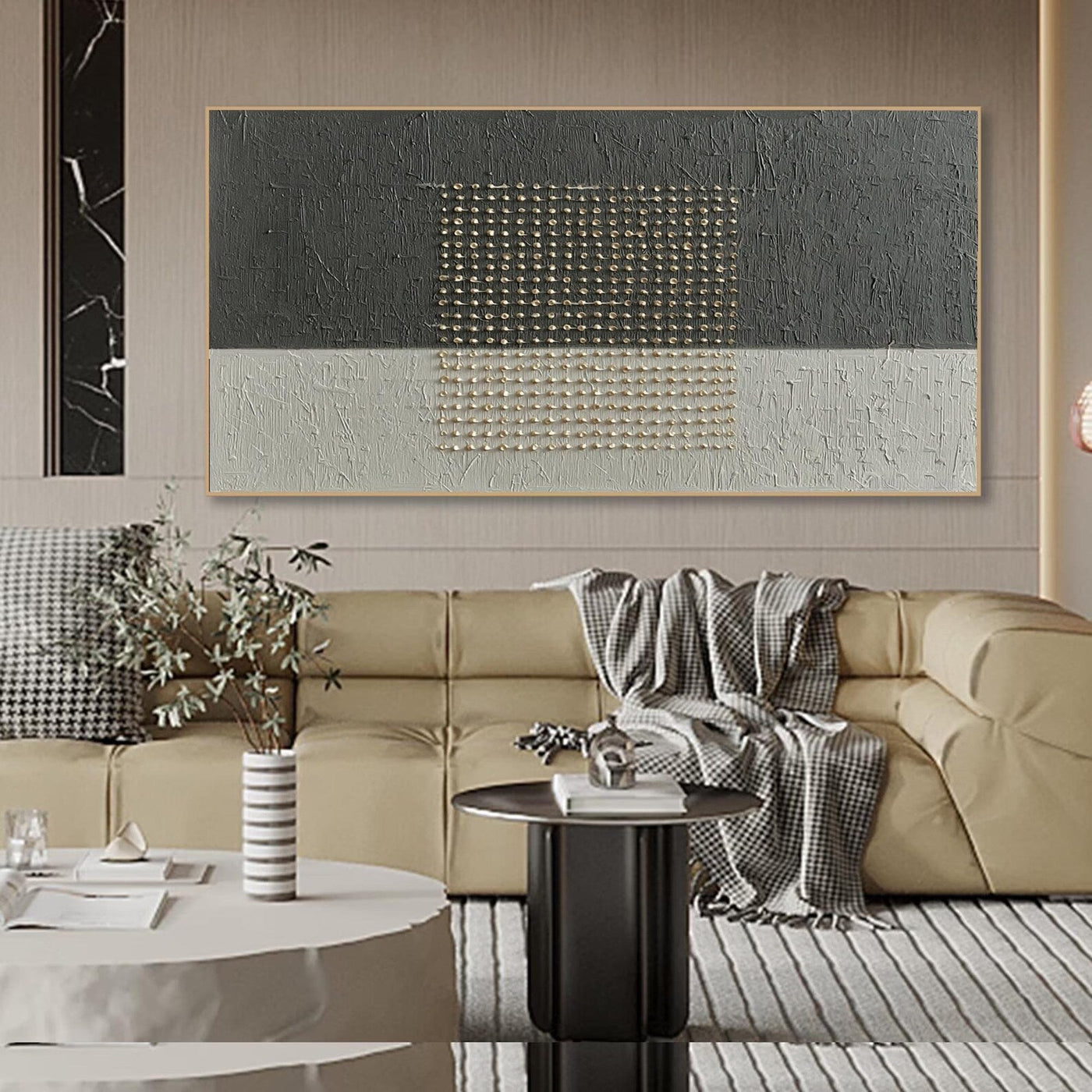 Textured  Abstract Art | Refined Serenity