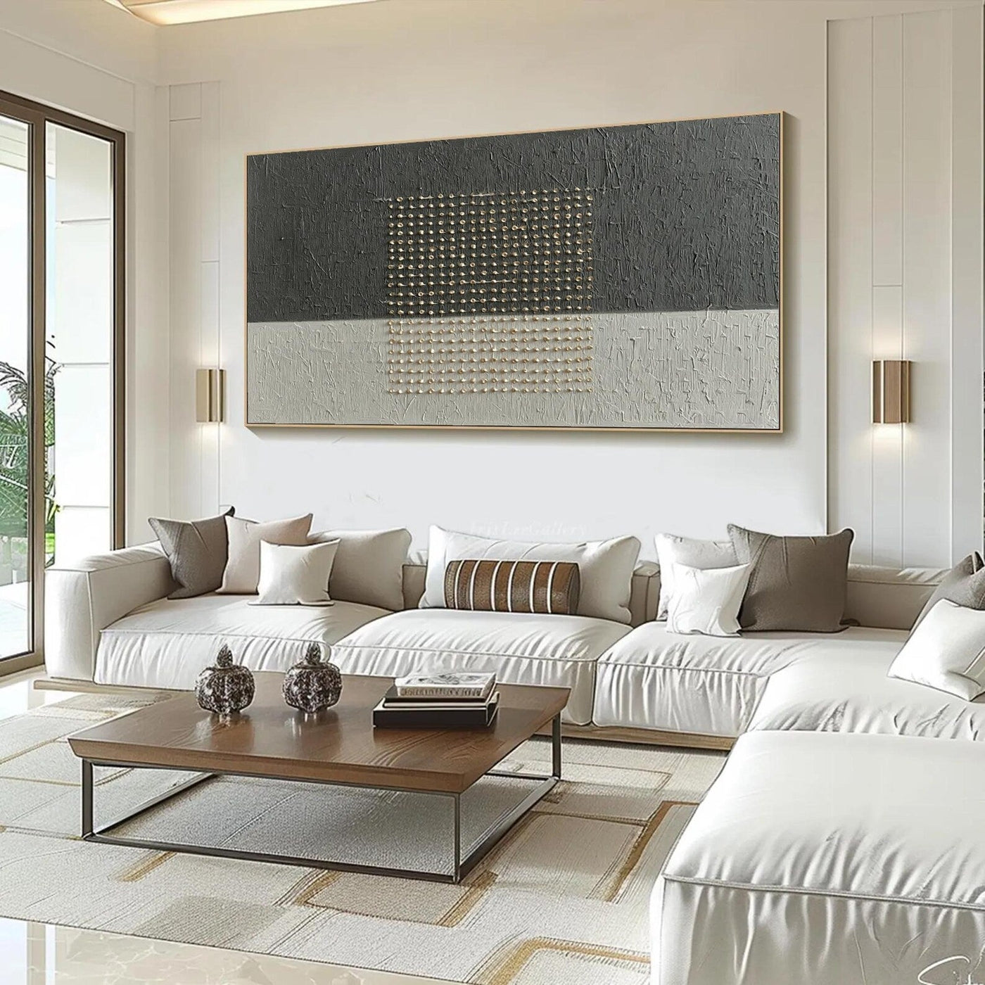 Textured  Abstract Art | Refined Serenity