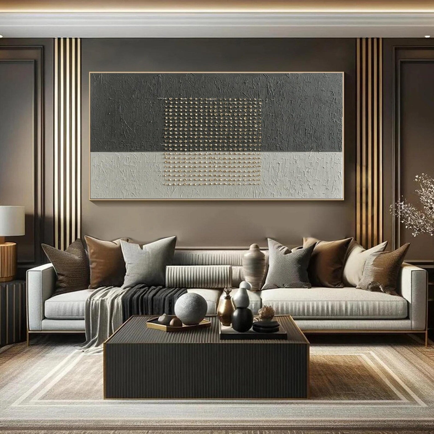Textured  Abstract Art | Refined Serenity