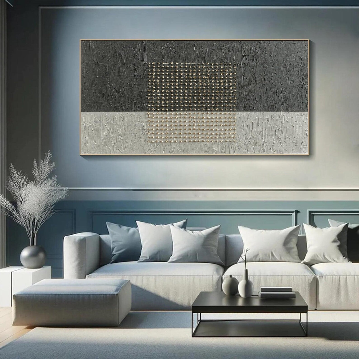 Textured  Abstract Art | Refined Serenity