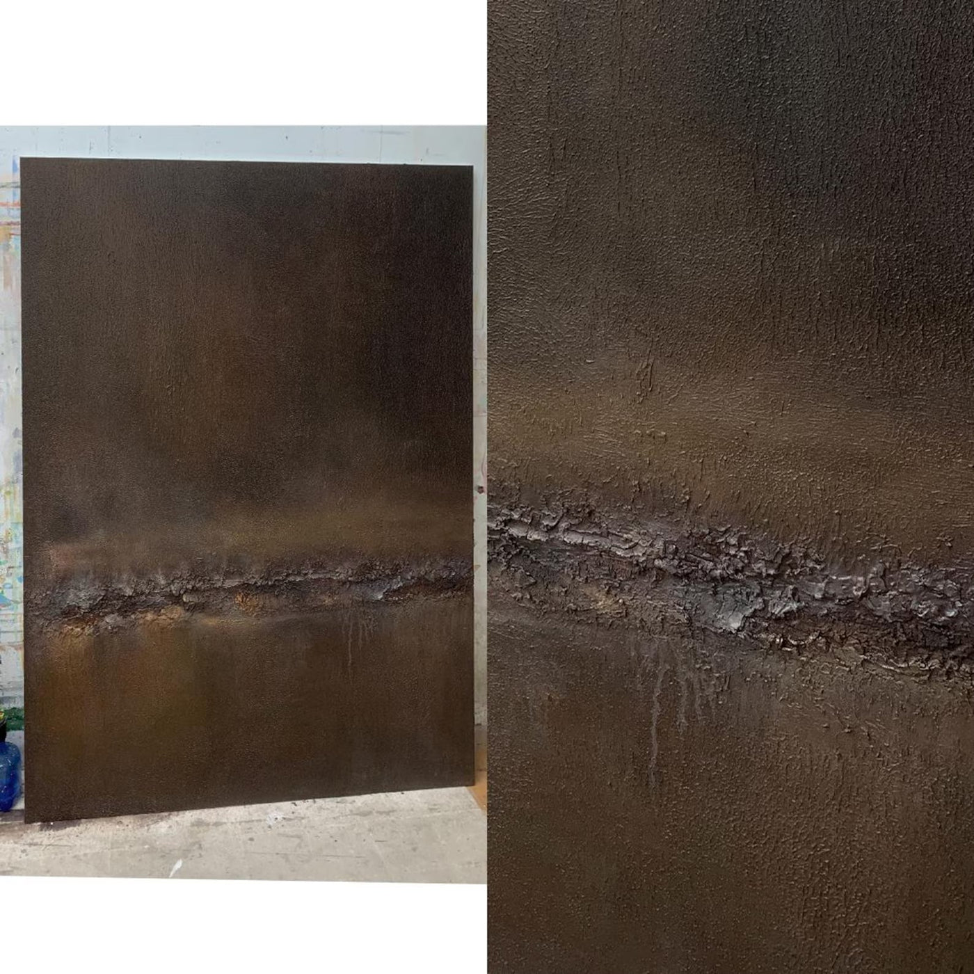 Textured Rustic Opulence | Brown Rhythm