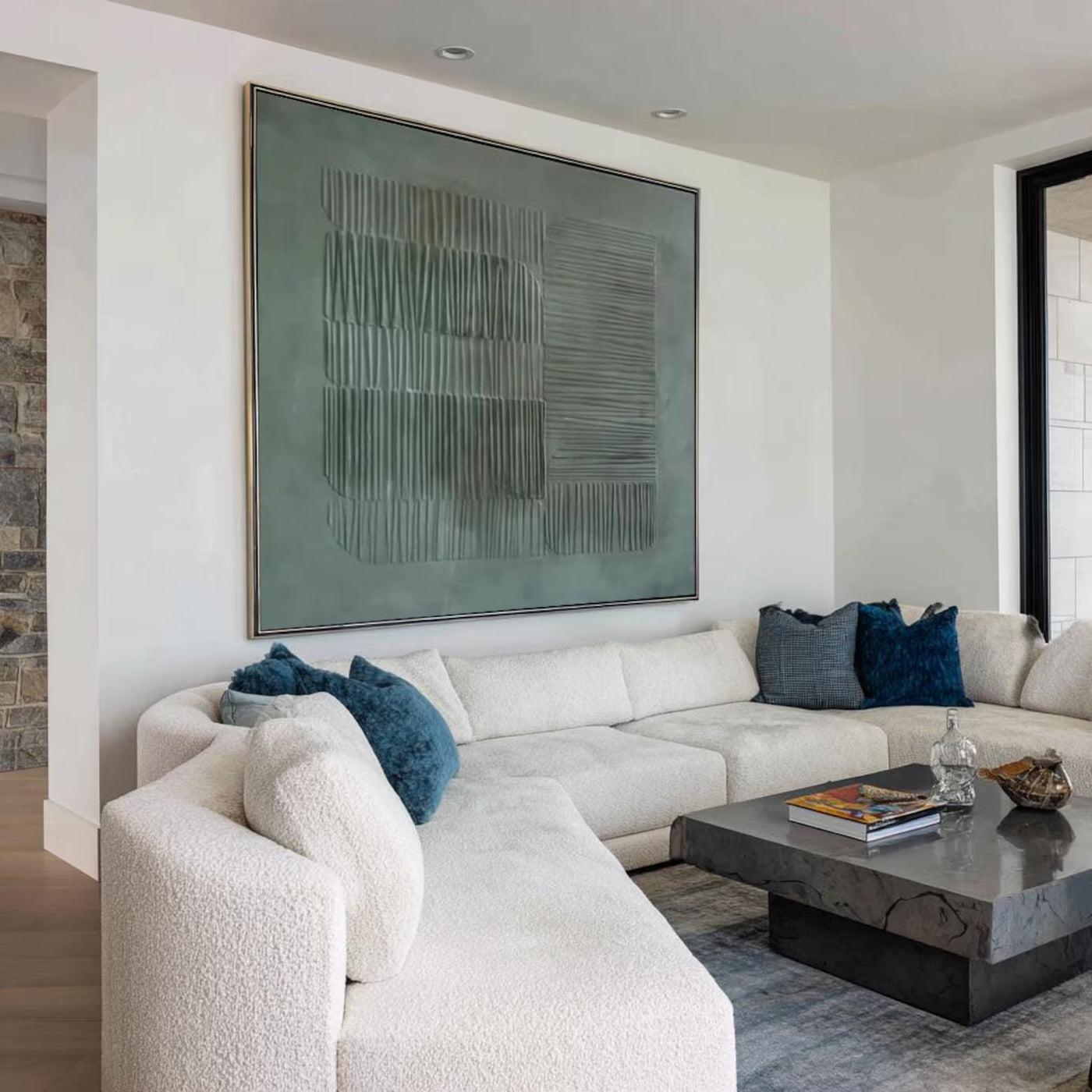 Textured Abstract Wall Art | Minimalist Modern Charm