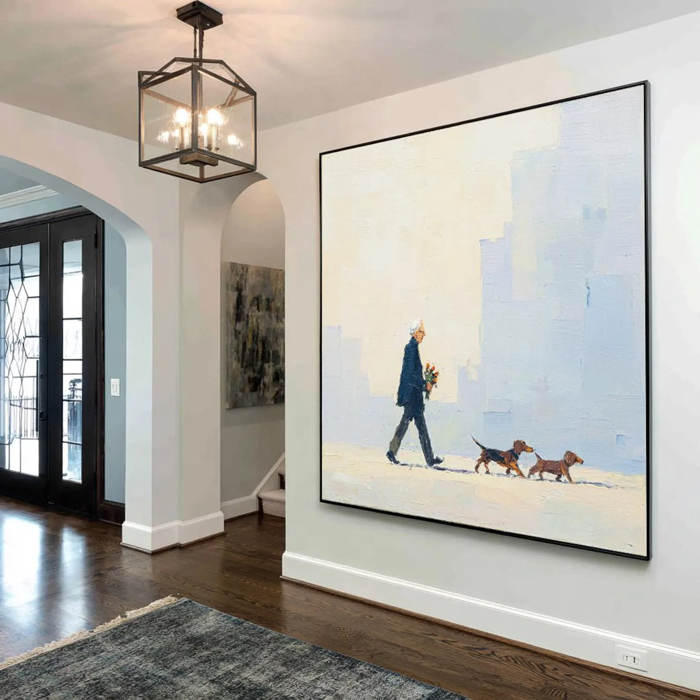 Urban Life Scene Art | Warm Whimsy