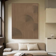 Textured Arch Opulence | Brown Rhythm