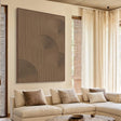 Textured Arch Opulence | Brown Rhythm