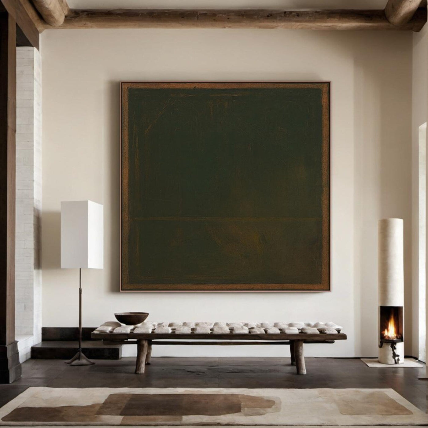 Textured Moody Depth | Green Rhythm