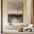 Textured Abstract Radiance | Gray Gold