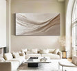 Textured Neutral Minimalist Art | Subtle Flow