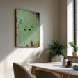 Textured Abstract Calm | Green Teal