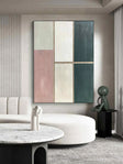Textured Color Block Abstract | Chic Luxe