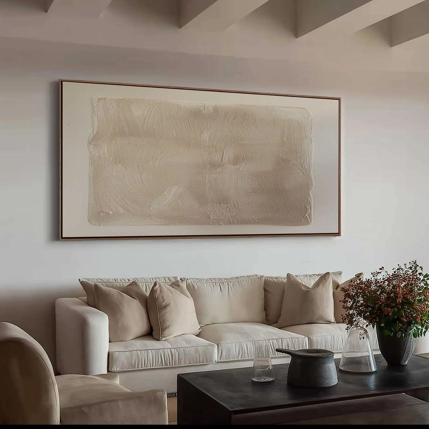 Textured Earthy-Tone Art | Understated Serenity