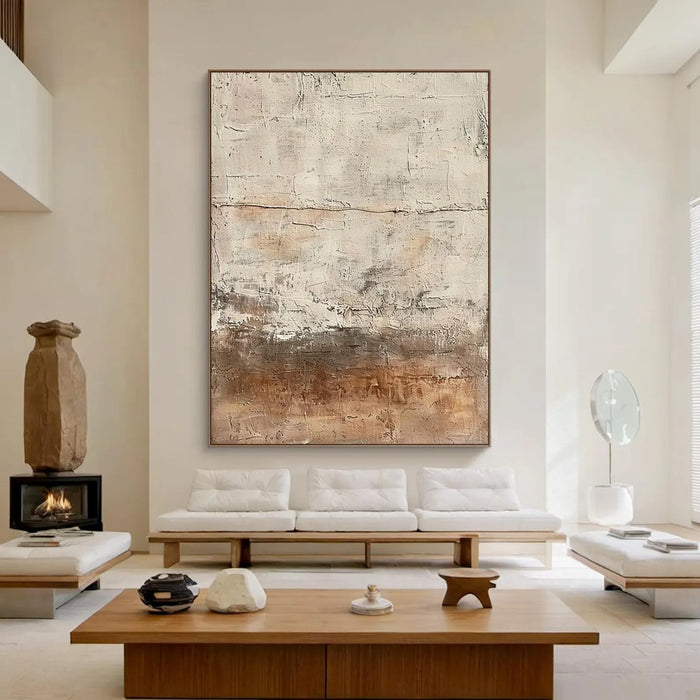 Textured Neutral Grandeur | Beige Haze