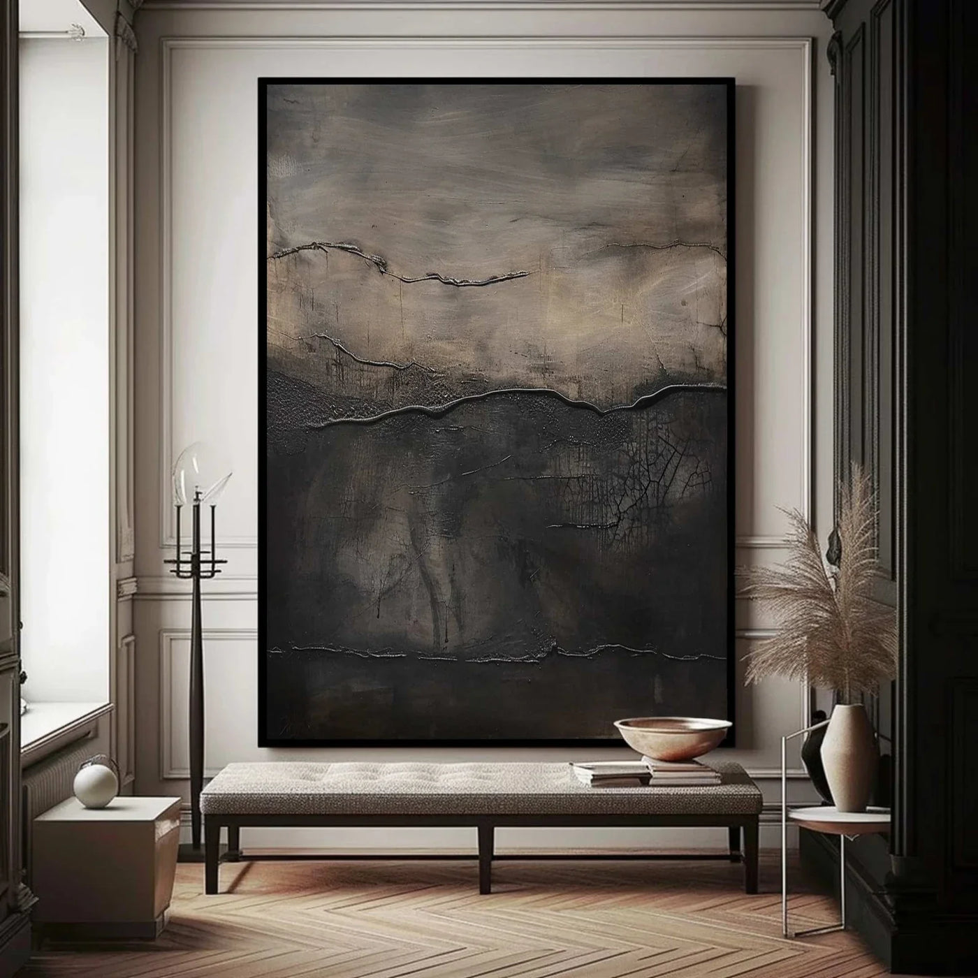 Textured Abstract Art | Moody Depth