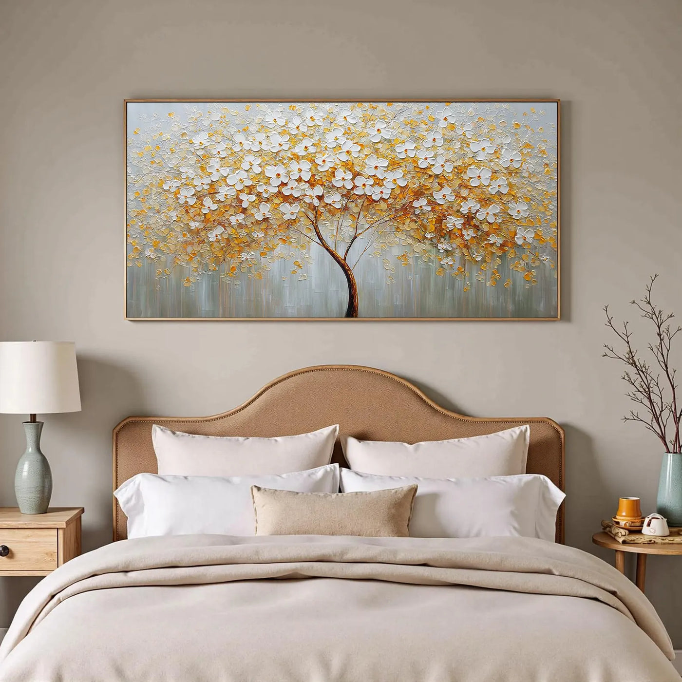 Textured Blossom Opulence | Gilded Canopy