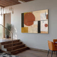Textured Geometric Fields | Rust Accents