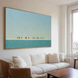 Minimalist Sea-Figure Art | Calm Contemplation