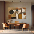 Textured Geometric Collage | Earth Hues