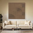 Textured Arch Opulence | Brown Rhythm