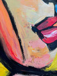 Textured Cubist Portrait | Bold Hues