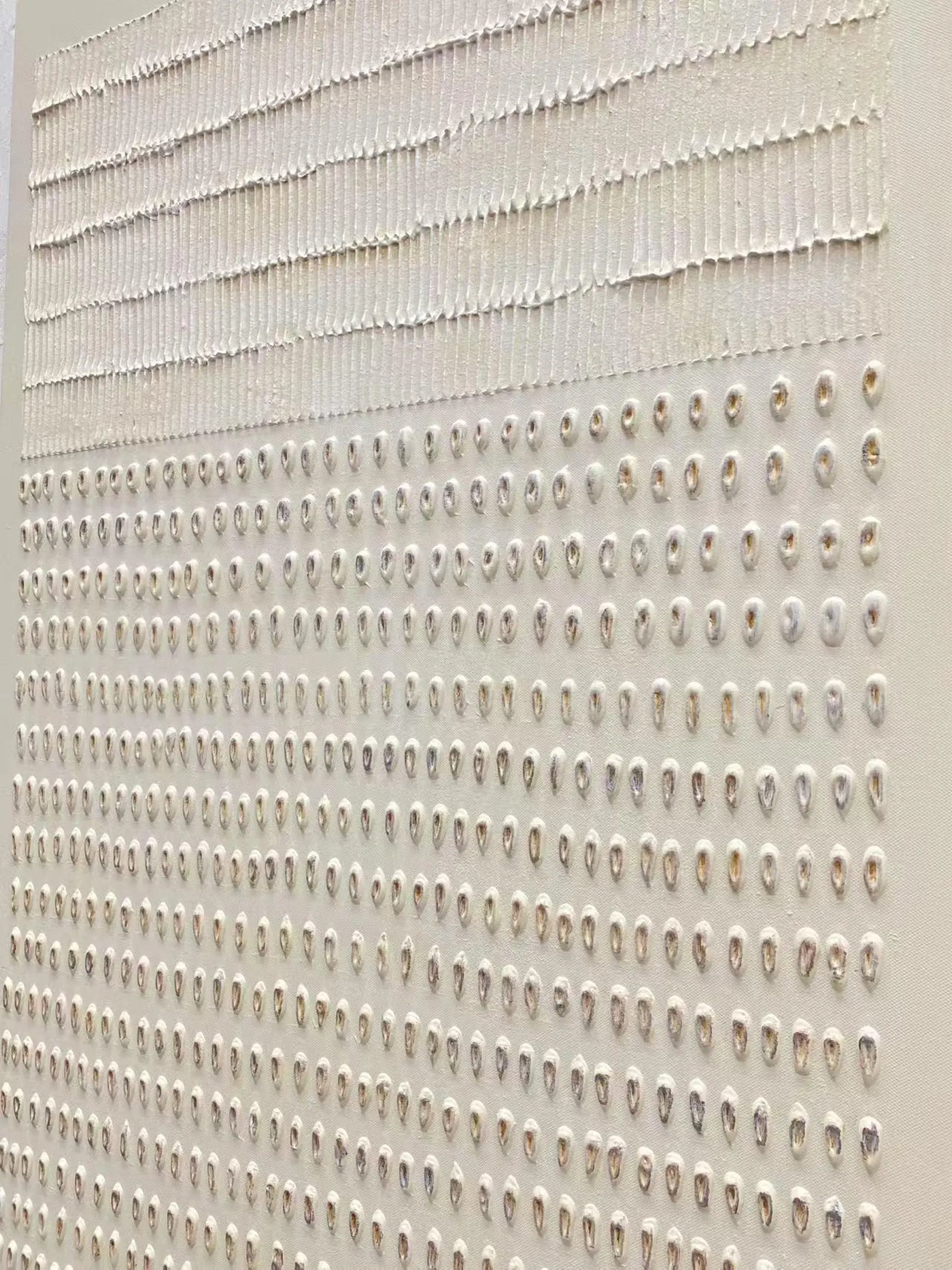 Textured Grid Refinement | Beige Pattern