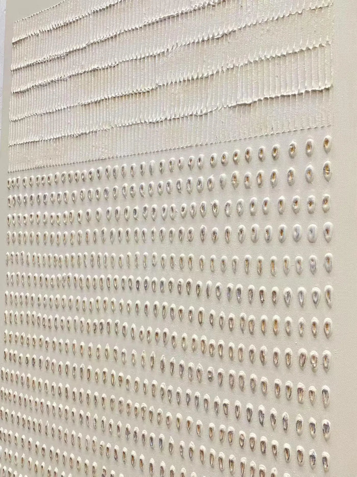 Textured Grid Refinement | Beige Pattern