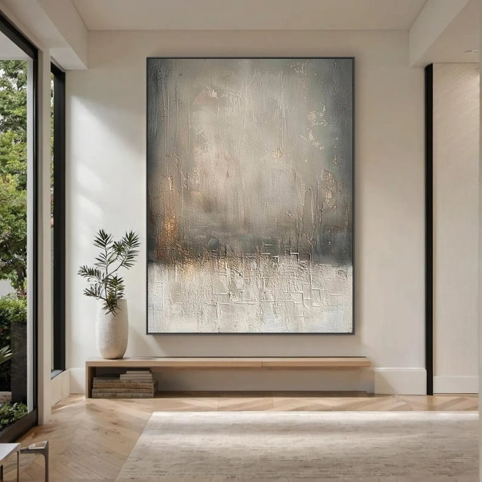 Textured Neutral Elegance | Silver Haze