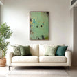 Textured Abstract Calm | Green Teal