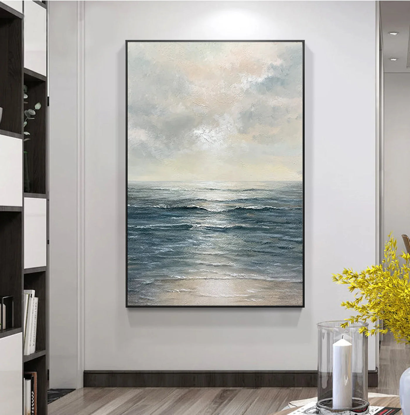 Textured Seaside Opulence | Silvery Glow