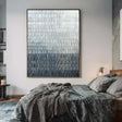 Textured Blue Gradient Art | Coastal Calm