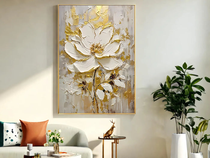 Textured Magnolia Opulence | Aureate Alabaster
