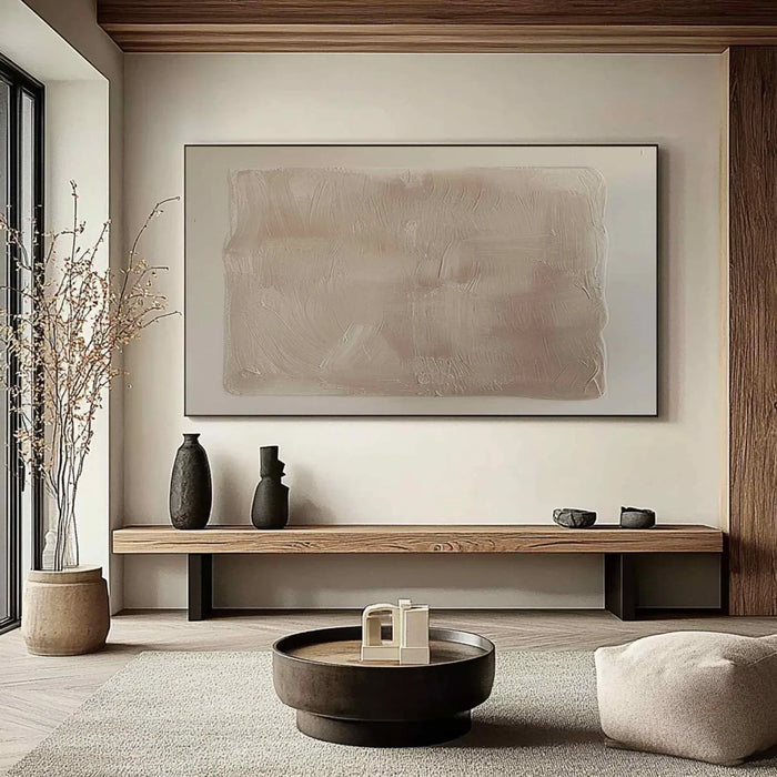 Textured Neutral-Tone Art | Serene Elegance