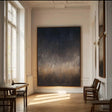 Textured Gradient Art | Midnight Gold Sophistication