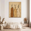Textured Vase Trio | Warm Neutrals