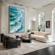 Textured Surf Opulence | Turquoise Crest