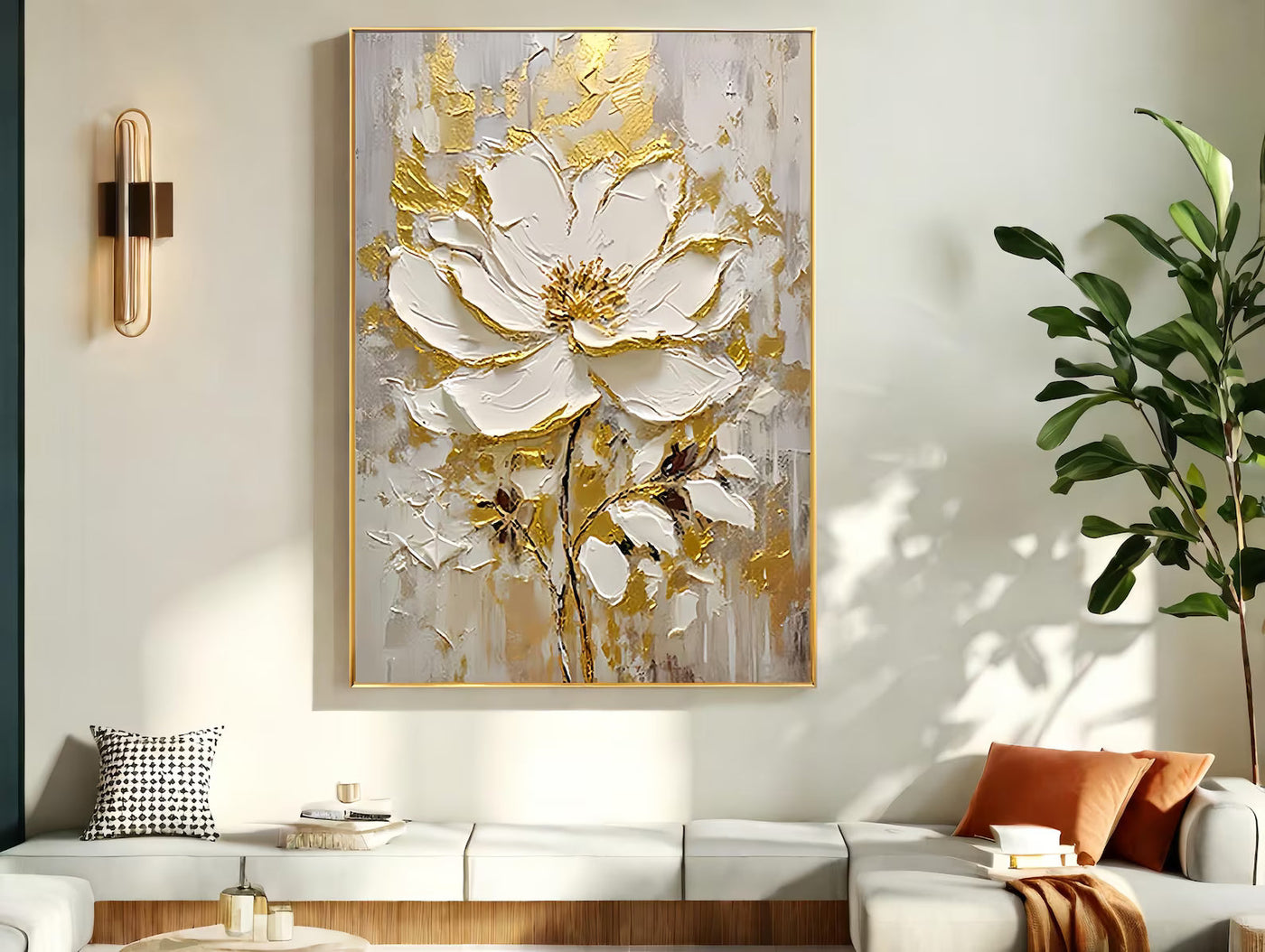 Textured Magnolia Opulence | Aureate Alabaster