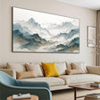Textured Mountain Opulence | Azure Peaks