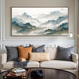 Textured Mountain Opulence | Azure Peaks