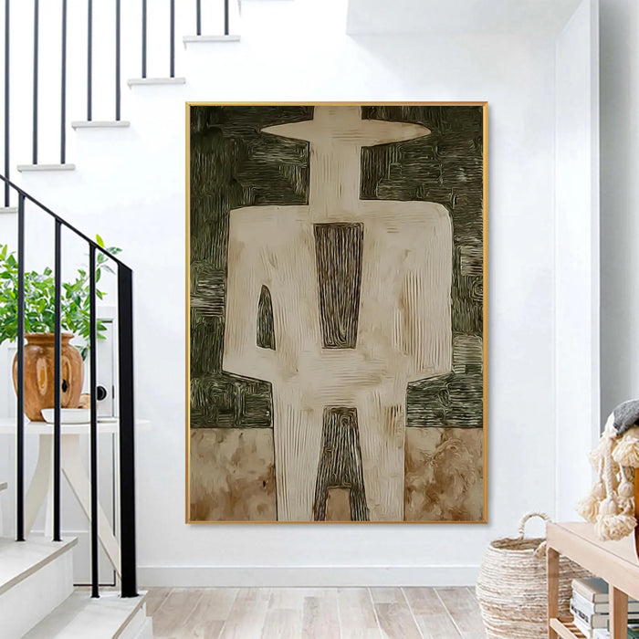 Textured Figure Minimalism | Earthy Shades
