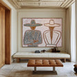 Textured Hat-Clad Silhouettes | Blush Hues