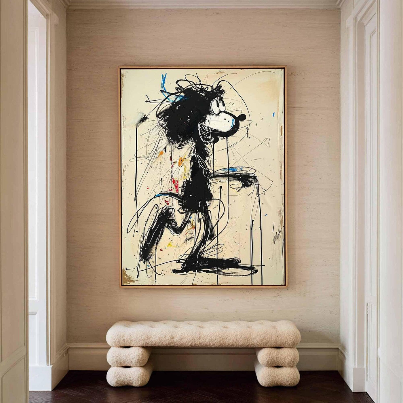 Textured Graffiti Style Abstract | Dynamic Luxe