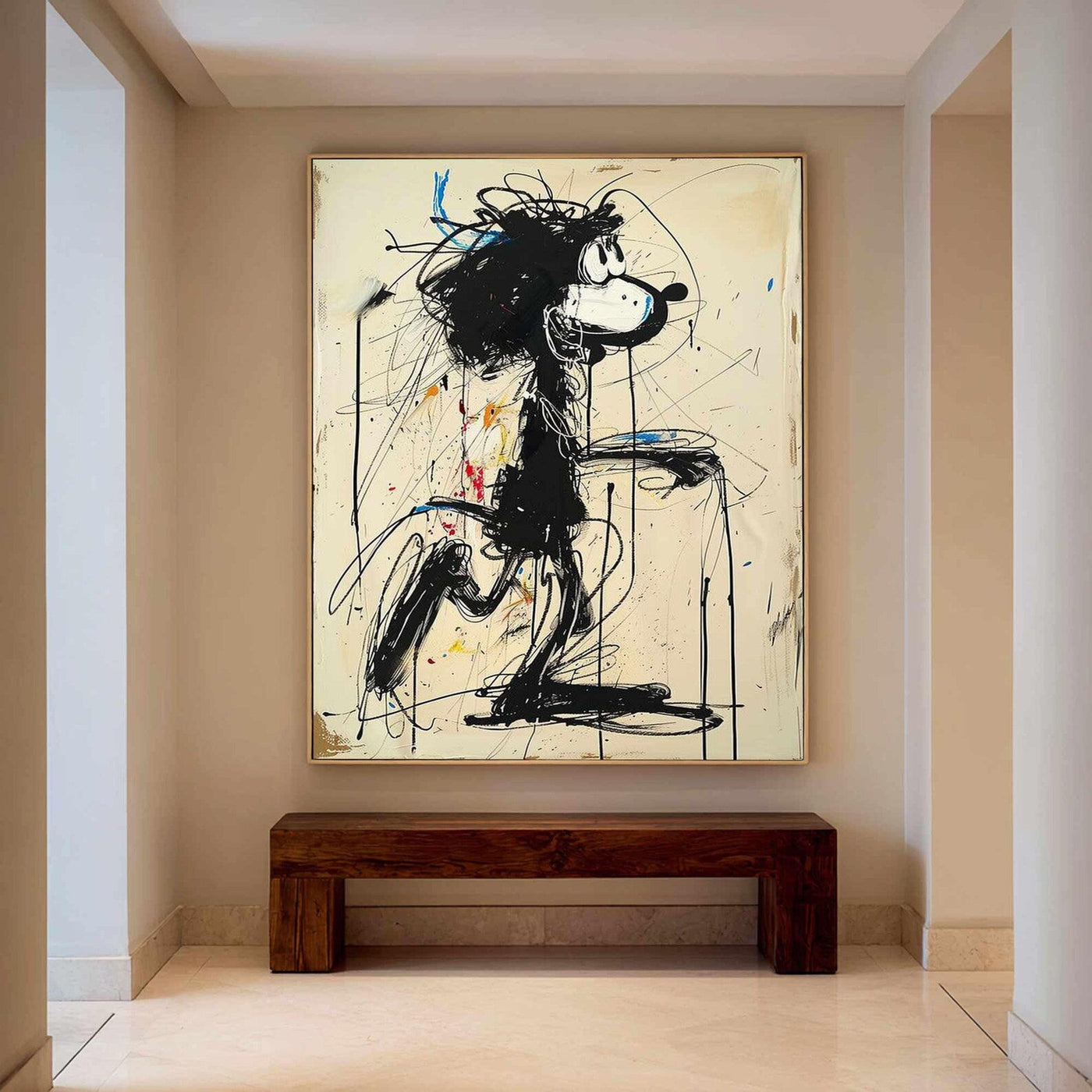 Textured Graffiti Style Abstract | Dynamic Luxe