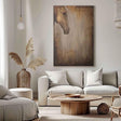 Textured Equine Grandeur | Brown Beige