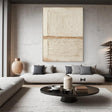 Textured Neutral Rhythm | Cream Beige