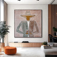 Textured Figure Art | Modern Serenity